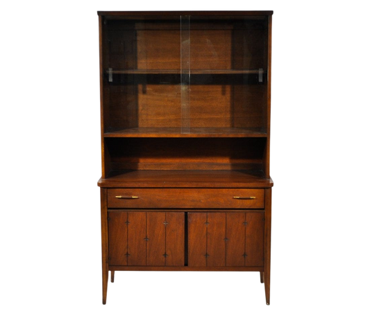 Broyhill Brasilia Standing Hutch and Credenza