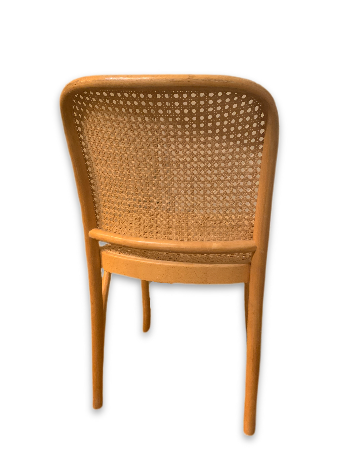 811 ‘Prague’ Chair by Josef Hoffmann for Thonet Bentwood and Cane Side Chair