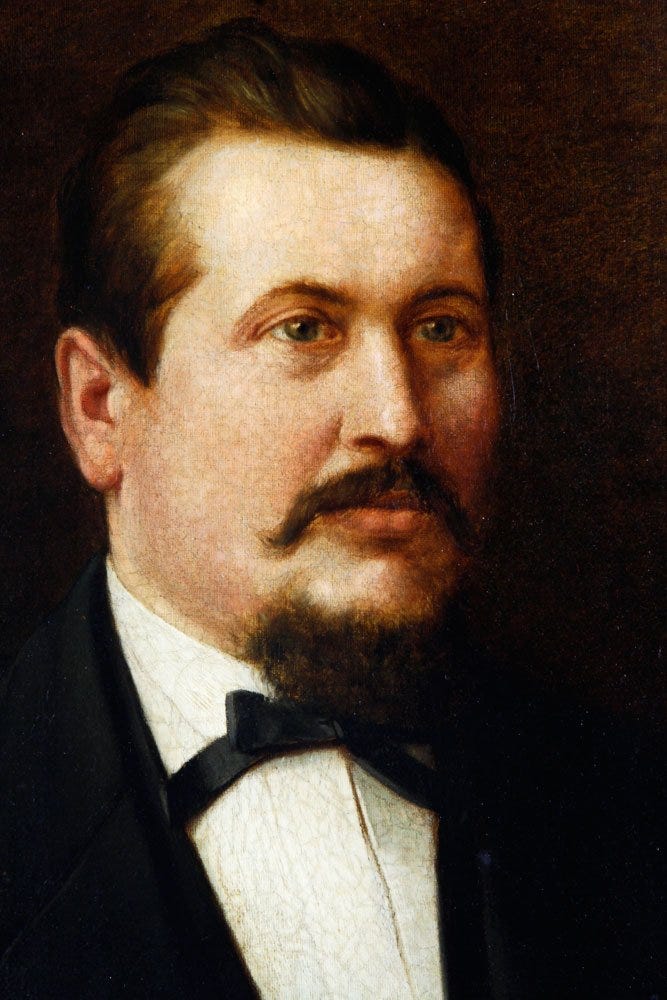 Pair of 19th Century Portraits by Herman Ludwig Heubner