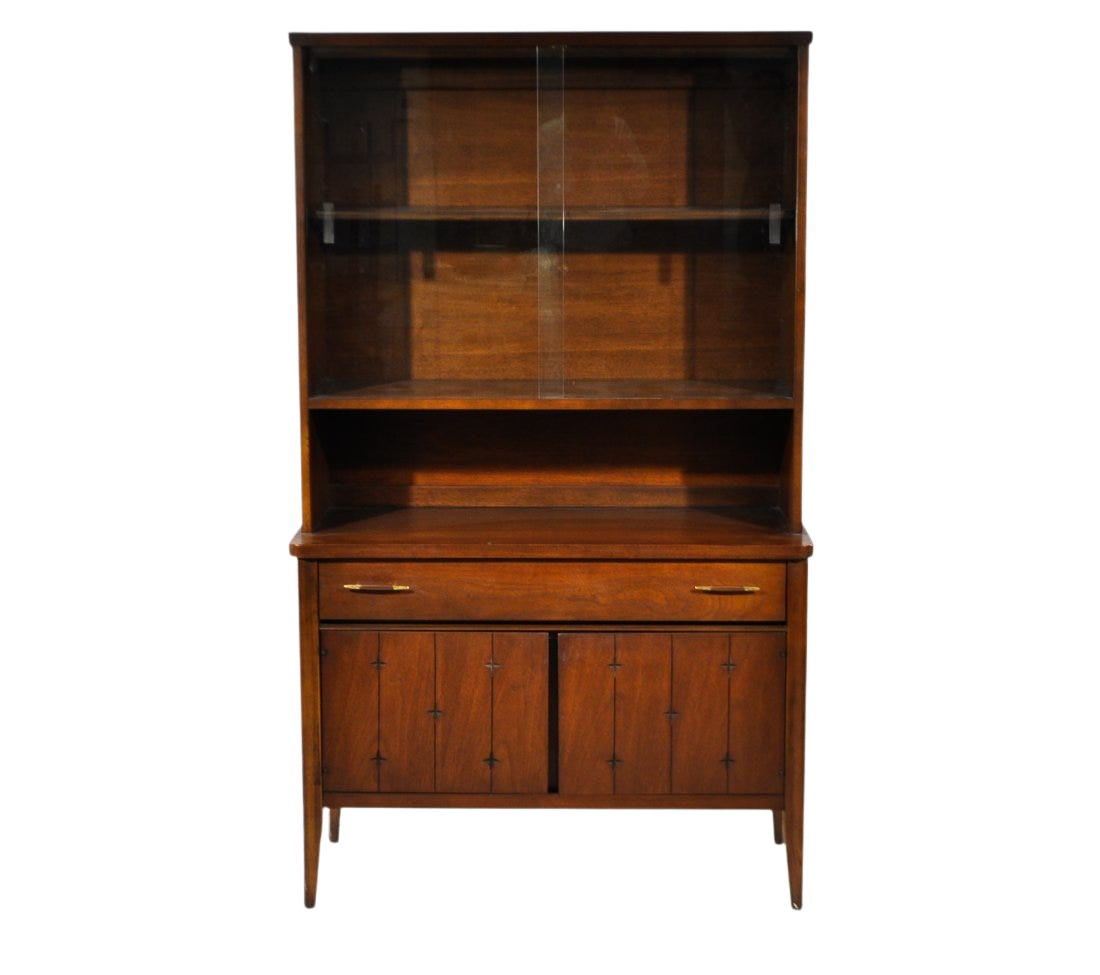 Broyhill Brasilia Standing Hutch and Credenza