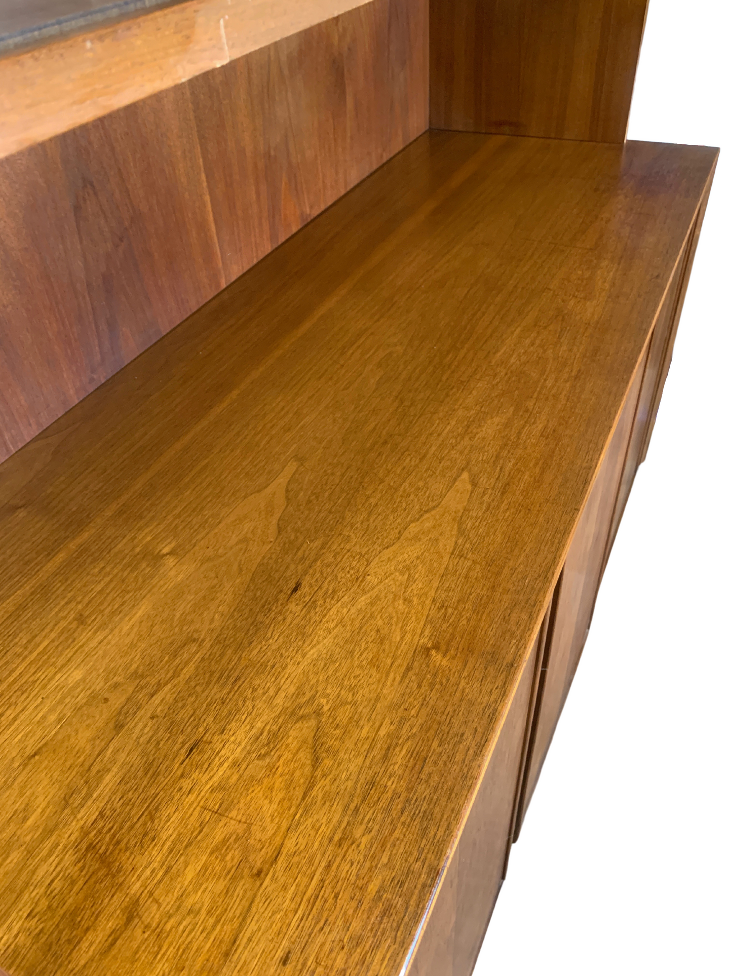 American of Martinsville Credenza with Display Cabinet