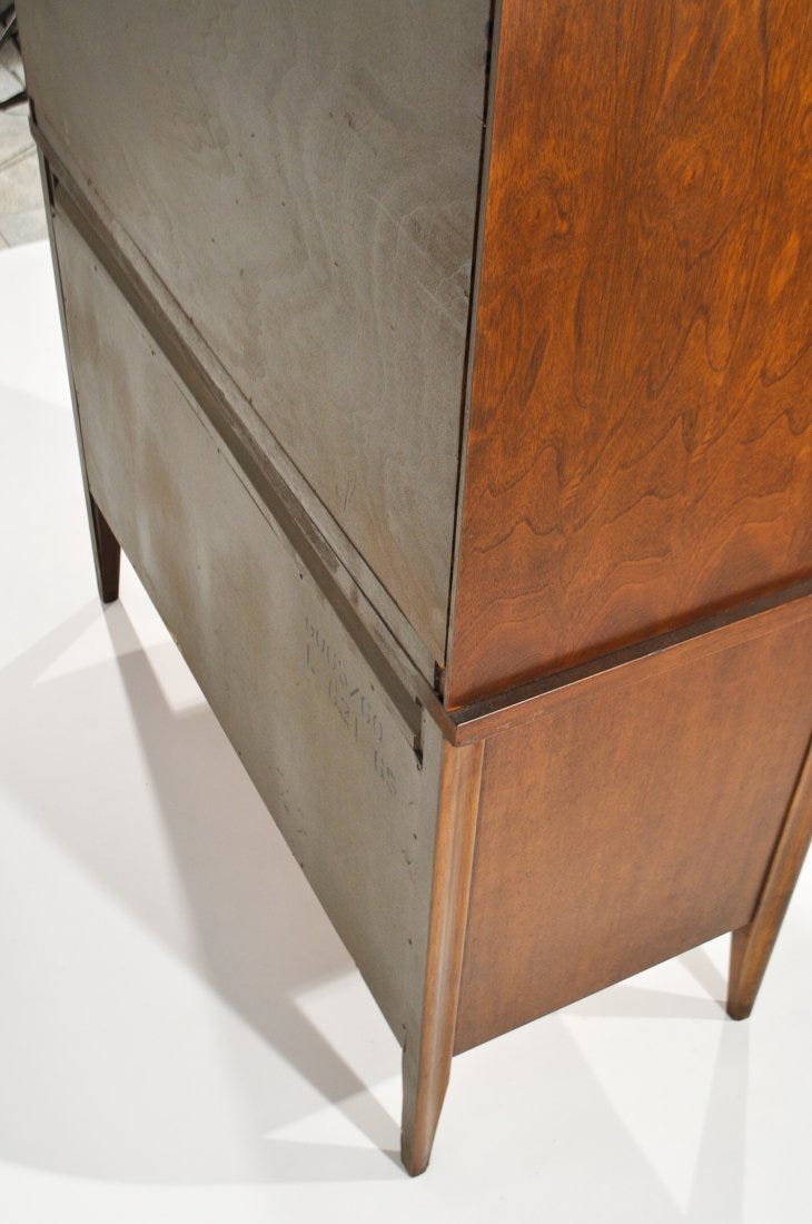 Broyhill Brasilia Standing Hutch and Credenza